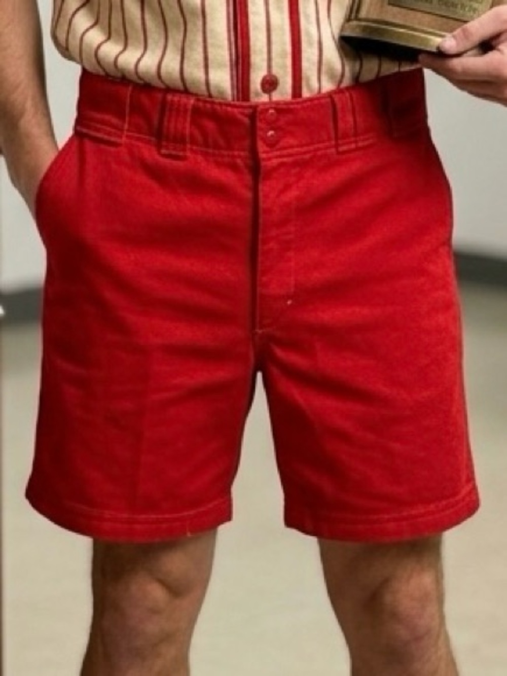 Vintage 90s Rawlings 15K Red Baseball Shorts Pants 32
